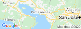 Puntarenas map